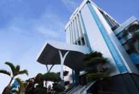 BANK KALSEL - Gedung kantor pusat Bank Kalsel di Jl Lambung Mangkurat, Kertak Baru Ilir, Banjarmasin Tengah. (Foto/HumasBankkalsel)