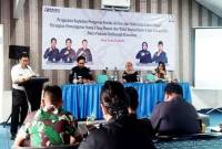 Staf Ahli Bupati Barito Utara Bidang Politik dan Hukum Ardian memberikan sambutan pada kegiatan penguatan kapasitas bagi jajaran pengawas pemilu Ad hoc serta sekretariat dan staf pendukung di Muara Teweh, Rabu (23/7/2025). (ANTARA/Dokumen Pribadi)