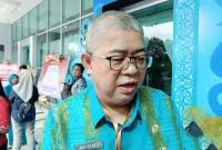 Kepala Dinas Kehutanan Kaltim Joko Istanto. (ANTARA/A Rifandi)