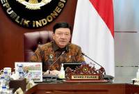 

Menko Polkam Budi Gunawan saat menggelar rapat di kantor Kemenko Polkam Jakarta Pusat. (ANTARA/Ho-Humas Menko Polkam)