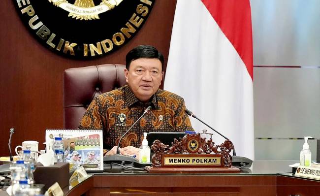 

Menko Polkam Budi Gunawan saat menggelar rapat di kantor Kemenko Polkam Jakarta Pusat. (ANTARA/Ho-Humas Menko Polkam)