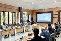 Jajaran Dishut Kalsel melaksanakan rapat koordinasi terkait pembangunan hutan Akasia di Banjarbaru, Kalimantan Selatan. (ANTARA/HO-Dishut Kalsel)