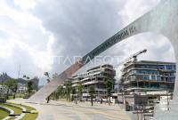 Suasana kawasan IKN di Kecamatan Sepaku, Kabupaten Penajam Paser Utara, Provinsi Kalimantan Timur. (ANTARA/M Risyal Hidayat)