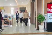 
Jokowi usai menjalani pemeriksaan di Mako 2 Polresta Surakarta di Solo, Jawa Tengah, Rabu (23/7/2025). (ANTARA/Aris Wasita)