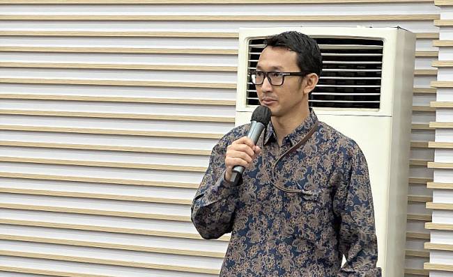 Juru Bicara Komisi Pemberantasan Korupsi, Budi Prasetyo. (ANTARA/Rio Feisal)