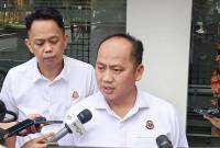 Kepala Pusat Penerangan Hukum (Kapuspenkum) Kejaksaan Agung Anang Supriatna berbicara dengan awak media di Gedung Kejaksaan Agung, Jakarta, Kamis (24/7/2025). (ANTARA/Nadia Putri Rahmani)