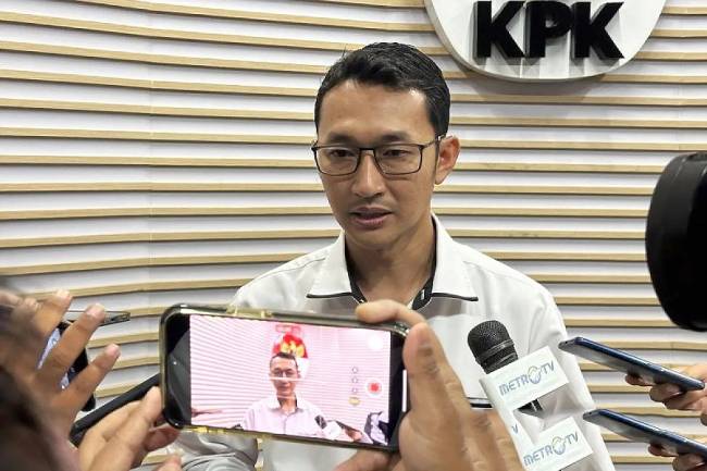
Juru Bicara Komisi Pemberantasan Korupsi Budi Prasetyo. (ANTARA/Rio Feisal)