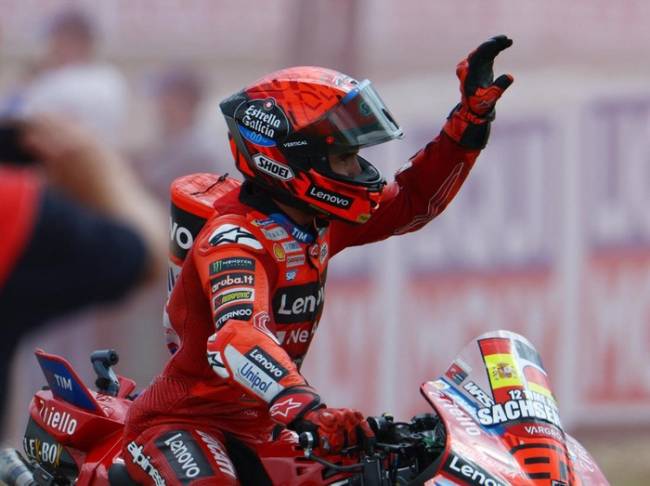 Marc Marquez juara di MotoGP Republik Ceko 2025. (Foto: REUTERS/Lisi Niesner)