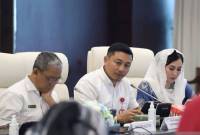 Asisten I Bidang Pemerintahan dan Kesejahteraan Rakyat Setdaprov Kaltim, HM Syirajuddin bersama kepala Dinas pada rapat finalisasi Puncak Peringatan Hari Kesatuan Gerak (HKG) ke-53 dan Rapat Kerja Nasional (Rakernas) X PKK Tahun 2025. (ANTARA/HO-Diskominfo)