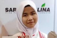 Siswi SLBN Kandangan Kabupaten Hulu Sungai Selatan (HSS), Mawaddah Warahmah meraih medali perak pada ajang kuliner bertaraf internasional, The 14th Salon Culinaire 2025 di Jakarta, Jumat (25/7/2025). (ANTARA/HO-Diskominfo HSS)