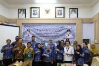 Dinas Perumahan Rakyat dan Kawasan Permukiman (Disperkim) Provinsi Kalsel menggelar Rapat Koordinasi Kelompok Kerja (Pokja) Perumahan dan Kawasan Permukiman (PKP) tahun 2025. foto: MC Kalsel