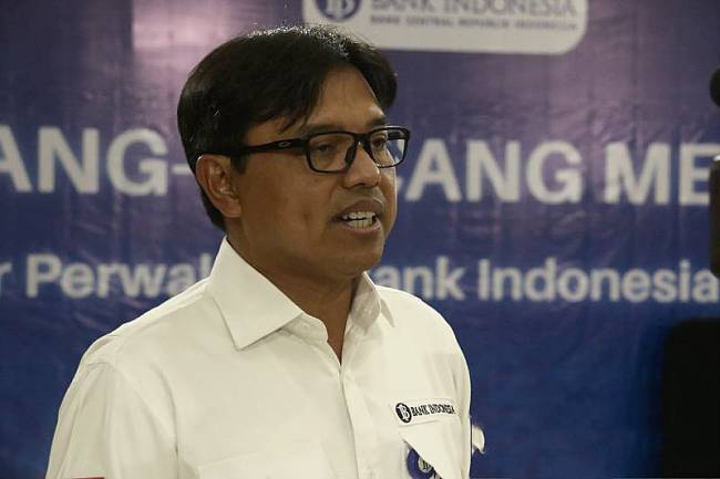 Kepala Kantor Perwakilan BI Balikpapan, Kalimantan Timur Robi Ariadi. (ANTARA/Novi Abdi)
