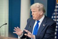 Presiden Amerika Serikat Donald Trump. (ANTARA FOTO/Xinhua/Hu Yousong)