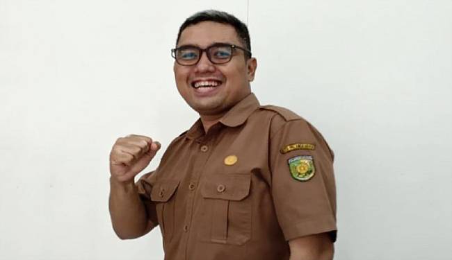 Sekretaris Dinas Pendidikan Kota Palangka Raya, Aprae Vico Ranan. (ANTARA/Rendhik Andika)