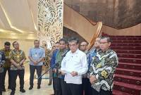 
Menteri Ketenagakerjaan (Menaker) Yassierli menyampaikan keterangan kepada awak media dalam konferensi di Jakarta, Kamis (21/8/2025). (ANTARA/Aji Cakti)
