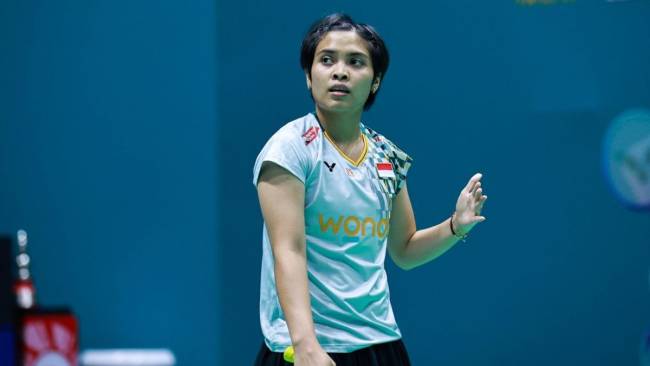 Gregoria Mariska Tunjung lolos ke babak kedua Kejuaraan Dunia BWF 2025. (Dok PBSI)
