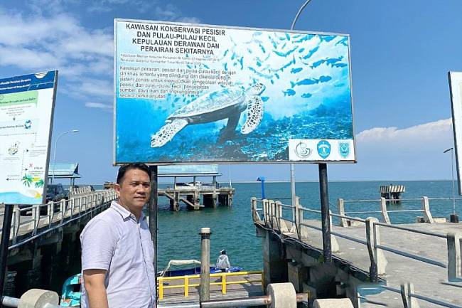 Kawasan konservasi perairan di Kepulauan Derawan, Berau, Kaltim, menjadi wilayah yang diprioritaskan untuk penerapan pengawasan dengan radar canggih. (ANTARA/HO-DKP Kaltim)