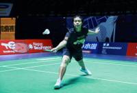 Pebulu tangkis tunggal putri Indonesia Gregoria Mariska Tunjung saat berlatih jelang Kejuaraan Dunia BWF 2025 di Adidas Arena, Paris, Prancis, Sabtu (23/8/2025). (ANTARA/HO-PBSI)
