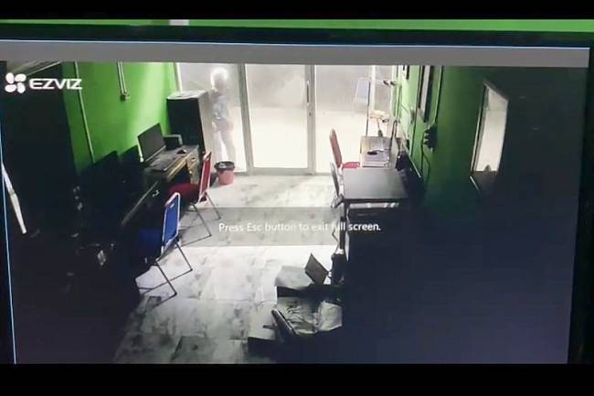 Kantor Koran Kaltara yang berlokasi di Jalan Jelarai Raya, Tanjung Selor, dibobol dan dirusak orang tak dikenal pada Selasa (12/8) dini hari. (ANTARA/HO-Koran Kaltara)