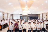 Puluhan penghulu di Provinsi Kalimantan Selatan saat mengikuti uji kompetensi penghulu dengan tema 