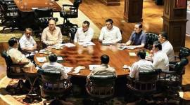 Presiden Prabowo Subianto memimpin rapat terbatas di kediaman pribadinya di Bukit Hambalang, Kabupaten Bogor, Jawa Barat, Rabu (20/8/2025). (ANTARA/HO-Sekretariat Kabinet)
