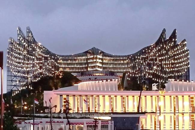 Istana Garuda IKN. (ANTARA/M Ghofar)