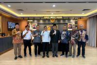 Pengurus PWI Pusat audiensi dengan BP haji. (SuarIndonesia/Ist)