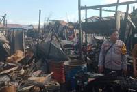 Lokasi kebakaran di dua (RT di Jalan  Barito Hulu RT 55 dan RT 59 RW 04 Banjarmasin Barat, Senin (11/8/2025) dinihari, (SuarIndonesia/DO)
