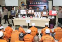 Semua barang bukti itu dimusnahkan,  Jumat (15/8/2025). (SuarIndonesia/ZS)