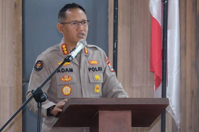 Kabid Humas Polda Kalse, Kombes Pol Adam Erwind 