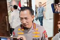 Kapolri Jenderal Pol Listyo Sigit Prabowo saat ditemui awak media usai menghadiri Sidang Kabinet Paripurna di Istana Kepresidenan Jakarta, Minggu (31/8/2025). (ANTARA/Mentari Dwi Gayati)