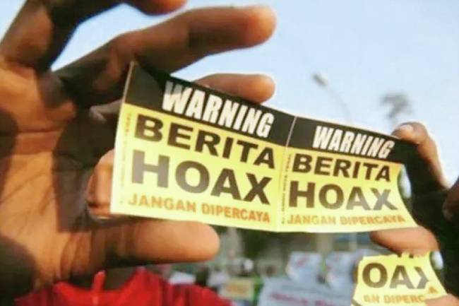 Foto Ilustrasi - Kampanye waspada hoaks. (Dok ANTARA/Ardika)
