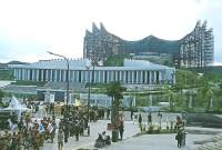 Suasana KIPP IKN di Kecamatan Sepaku, Kabupaten Penajam Paser Utara, Kalimantan Timur (ANTARA/Nyaman Bagus P)