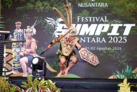 OIKN gelar Festival Sumpit Nusantara 2025 sebagai upaya pelestarian budaya leluhur Nusantara. (ANTARA/HO-dokumen Humas OIKN)