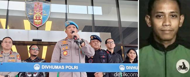 Kadiv Propam Polri Irjen Abdul Karim. inzet foto kanan: Almarhum Affan Kurniawan. (Foto: detikcom/Brigitta Belia)