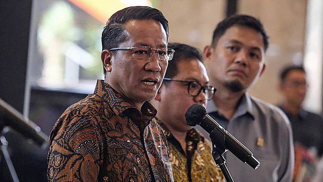 Menteri Hukum Supratman Andi Agtas menegaskan lagu Indonesia Raya tidak akan terkena aturan royalti lantaran sudah dikecualikan dalam UU Hak Cipta.(ANTARA FOTO/ASPRILLA DWI ADHA)