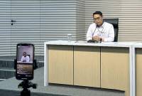 Pelaksana Tugas Deputi Penindakan dan Eksekusi Komisi Pemberantasan Korupsi Asep Guntur Rahayu saat memberikan keterangan di Gedung Merah Putih KPK, Jakarta, Selasa (12/8/2025). (ANTARA/Rio Feisal)