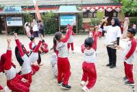 Salah satu sekolah di sekitar wilayah IKN yang dibina Otorita IKN agar menjadi sekolah berkualitas. (ANTARA/HO-Humas Otorita IKN)