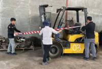 Tim Kejati Kalteng menyita salah satu pabrik milik PT Investasi Mandiri di Kabupaten Gunung Mas, Selasa (9/9/2025). (SI/Dok Humas Kejati Kalteng)