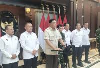 Menko Polkam ad interim Sjafrie Sjamsoeddin di kantor Kemenko Polkam, Jakarta Pusat, Selasa (9/9/2025). (SI/ANTARA/Walda Marison)