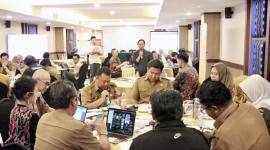 Badan Nasional Penanggulangan Bencana (BNPB) RI dan The Deutsche Gesellschaft für Internationale Zusammenarbeit (GIZ) Jerman menggelar Focus Group Discussion (FGD) Baseline Study Data dan Informasi terkait kebencanaan di Banjarbaru, Kalimantan Selatan, Selasa (30/9/2025). (SI/MC Kalsel)