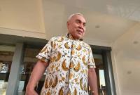 Mantan Gubernur Kaltim Isran Noor usai dimintai keterangan Kejaksaan Tinggi Kaltim, di Samarinda, Senin (22/9/2025). (SI/ANTARA/HO-Mayang)
