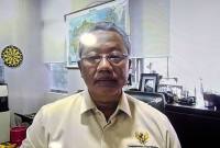 Asisten Deputi Industri Logam, Mesin, Alat Transportasi, Elektronika, dan Aneka (Ilmate) Kemenko Perekonomian, Atong Soekirman, bergabung secara daring pada forum Bisnis Indonesia di Jakarta, Kamis (25/9/2025). (ANTARA/Pamela Sakina)