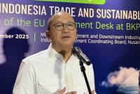 CEO Badan Pengelola Investasi Daya Anagata Nusantara Indonesia (Danantara Indonesia) Rosan Roeslani dalam konferensi pers di Kantor Kementerian Investasi dan Hilirisasi/BKPM, Jakarta, Selasa (30/9/2025). (ANTARA/Putu I Savitri)