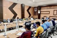 Dishut Kalsel dan lembaga terkait saat menggelar pertemuan menindaklanjuti penugasan Menteri Kehutanan terkait pengelolaan kawasan hutan yang telah dicabut izin dari pemegang konsesi perusahaan, di Banjarbaru, Kalimantan Selatan, beberapa waktu lalu. (/SuarIndonesia/ANTARA/HO-Dishut Kalsel)