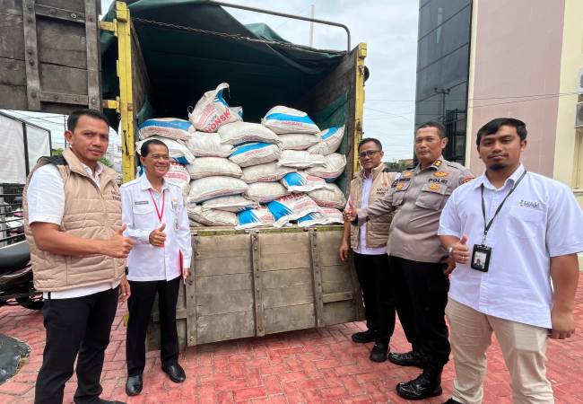 Praktik penyalahgunaan distribusi pupuk bersubsidi yang tidak tepat sasaran, diungkap Direktorat Reserse Kriminal Khusus Polda  Kalsel. (SuarIndonesia/Ist)