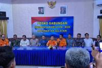 konferensi pers gabungan Badan SAR Nasional (Basarnas) yang dipimpin oleh Laksamana Pertama TNI Bramantyo di Lanud Sjamsuddin Noor, Rabu (3/9/2025 (SuarIndonesia/Ist)