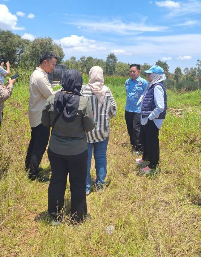 Melihat langsung kondisi di daerah Liang Anggang Pengayuan Banjarbaru.Kamis (25/9/2025)  (SuarIndonesia/Ist)