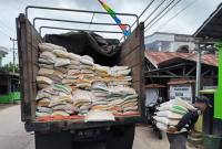Teks foto : Cadangan Pangan Pemerintah (CPP) di Balangan, Kalsel. foto: MC Balangan