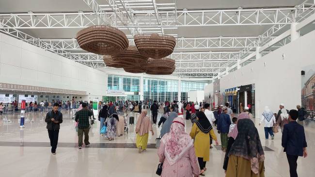 
Bandara Syamsudin Noor menyambut penerbangan internasional perdana dengan rute Kuala Lumpur–Banjarmasin. (SuarIndonesia/HO-Dok RRI)